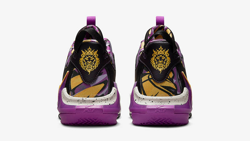 Nike LeBron Witness 7 Lakers Graffiti FD0209-001 Back