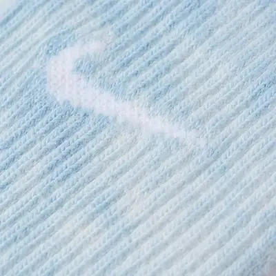 Nike NRG Essentials Sock Celestine Blue White Logo Closeup