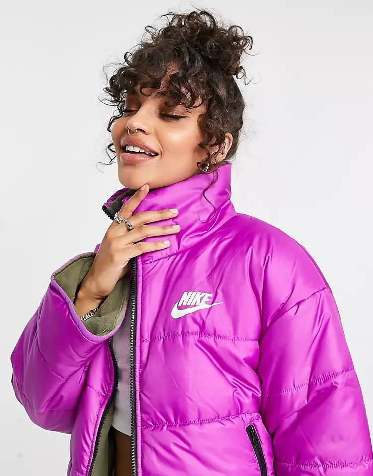 Nike reversible padded jacket hot sale womens