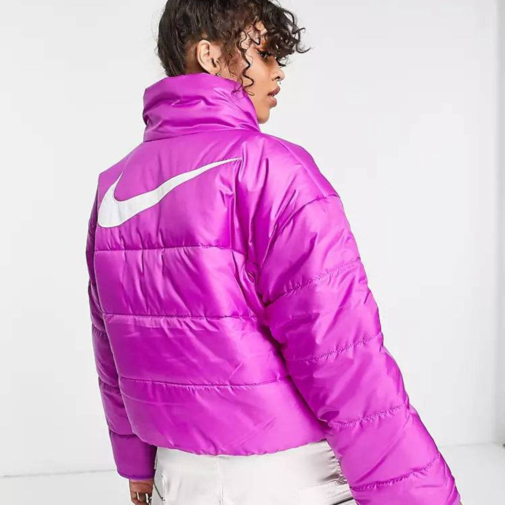 Nike Reversible Padded Fleece Jacket Purple The Sole Supplier