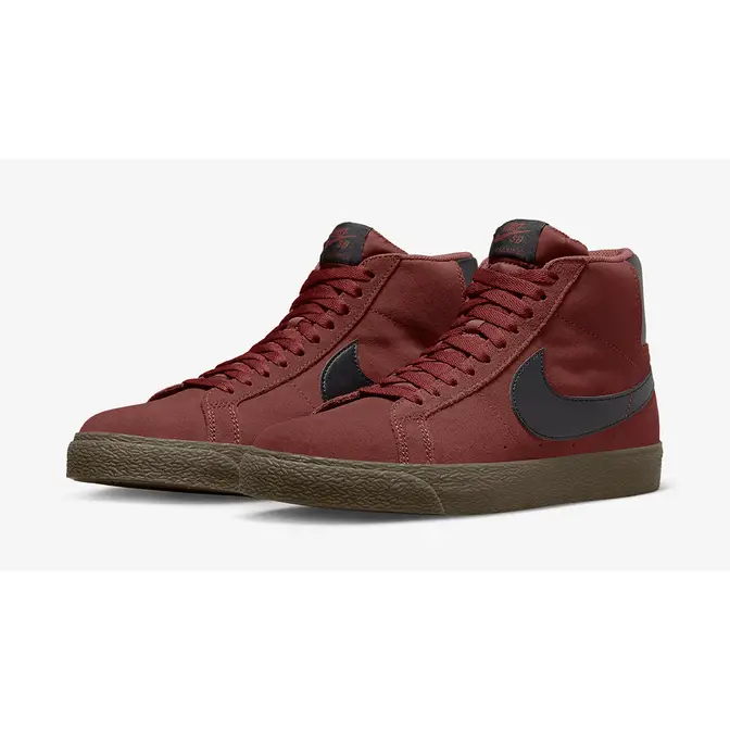 Nike blazer best sale leather burgundy