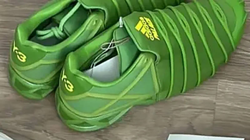 Palace Skateboards × adidas Y-3 Green Detaik