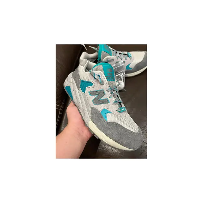 Palace Skateboards x New Balance 580 Grey Teal | Where To Buy