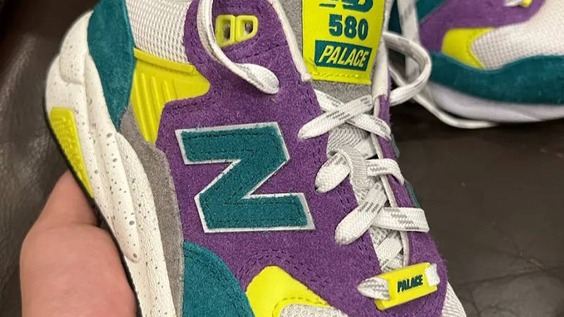 Palace Skateboards x New Balance 580 Teal Purple | Where To Buy