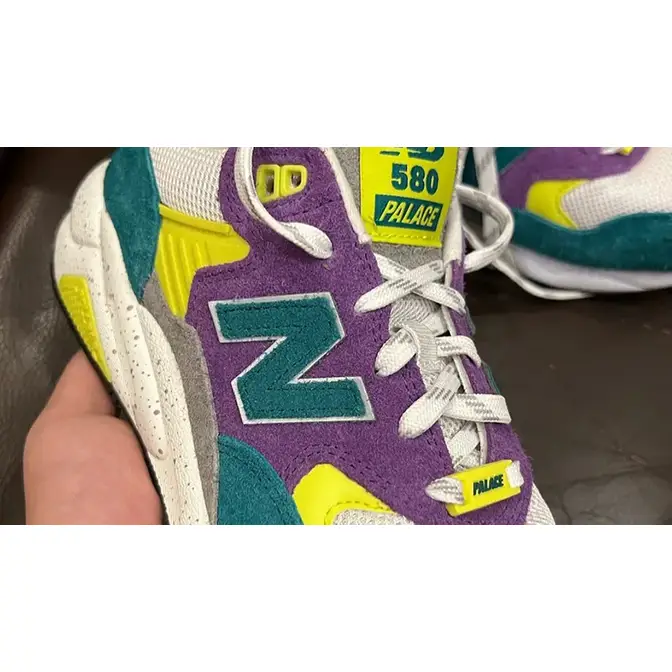 Palace Skateboards x New Balance 580 Teal Purple | Where To Buy