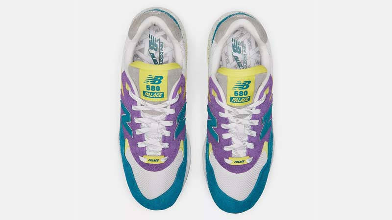 Palace Skateboards x New Balance 580 Teal Purple Middle