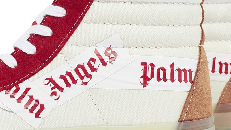 Palm Angels x Vans Sk8-Hi Reissue Chili Pepper VN0A3MV777W Detail