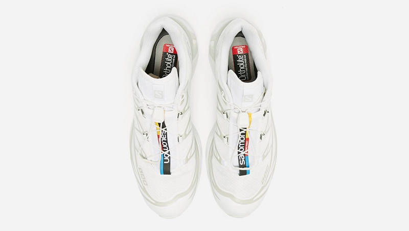 Salomon XT-6 White Lunar Rock L41252900 Top