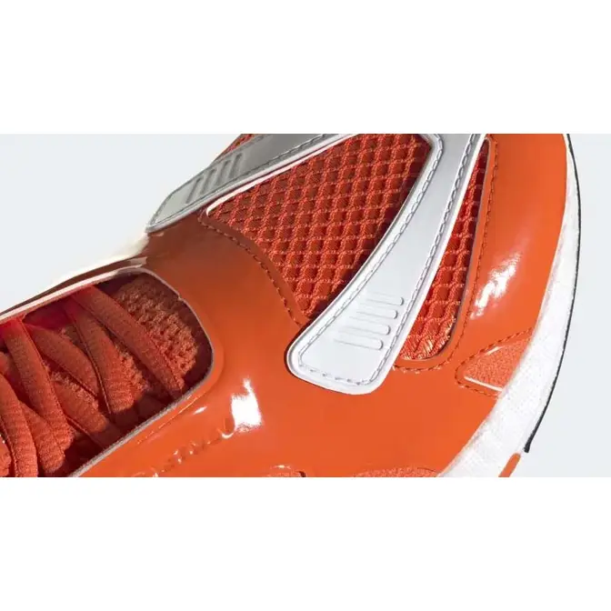 Stella McCartney x adidas Ultra Boost 22 Orange Closeup