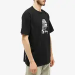 Stussy All Bets Off Pigment Dyed T-Shirt Black Front