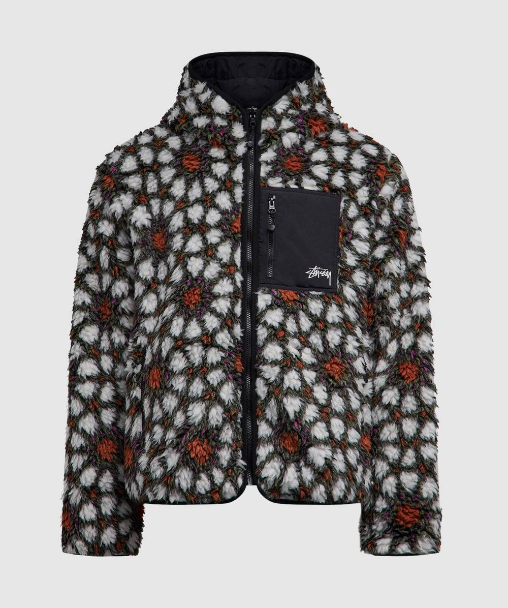 Stussy Pattern Sherpa Jacket | Where To Buy | 118491-natl | The