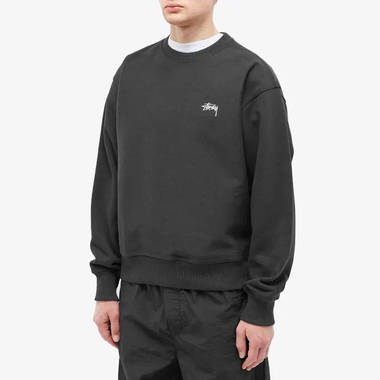 Stüssy Stock Logo Crew Sweatshirt Stüssy Stock Logo Crew Sweatshirt