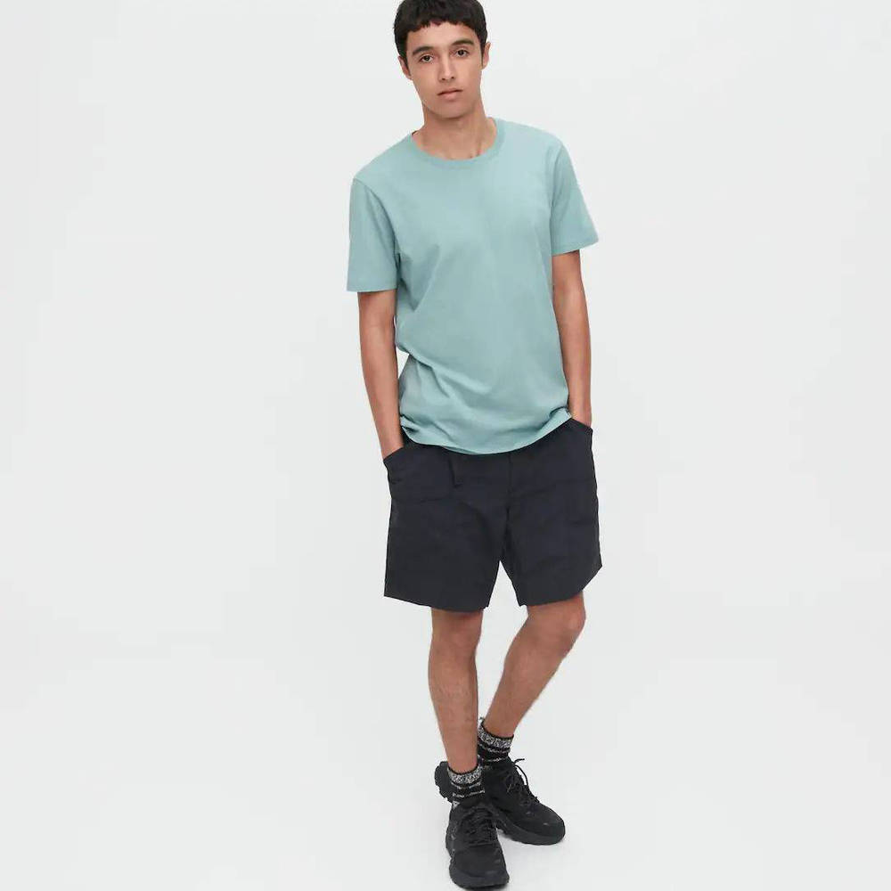 Uniqlo 100% Supima Cotton Crew Neck T-Shirt - Green | The Sole Supplier