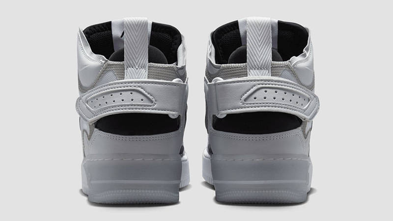 The Nike Air Force 1 React Mid Grey DV0784-001 Back
