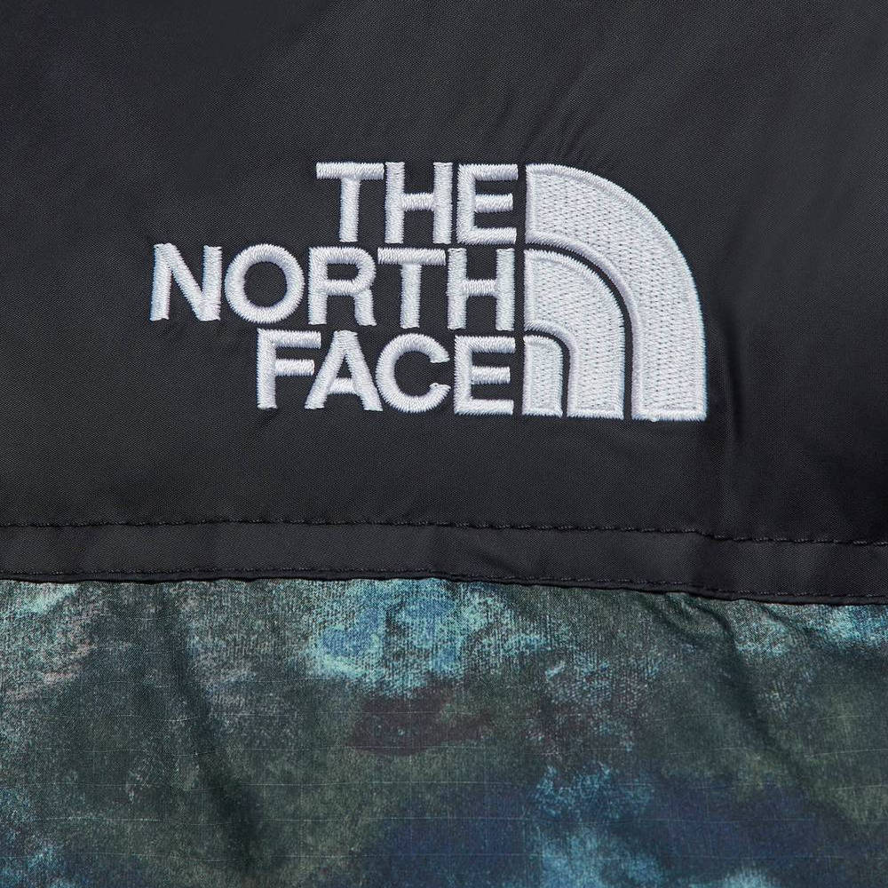 The North Face 1966 Printed Retro Nuptse Jacket Wasabi Ice - Wasabi Ice ...
