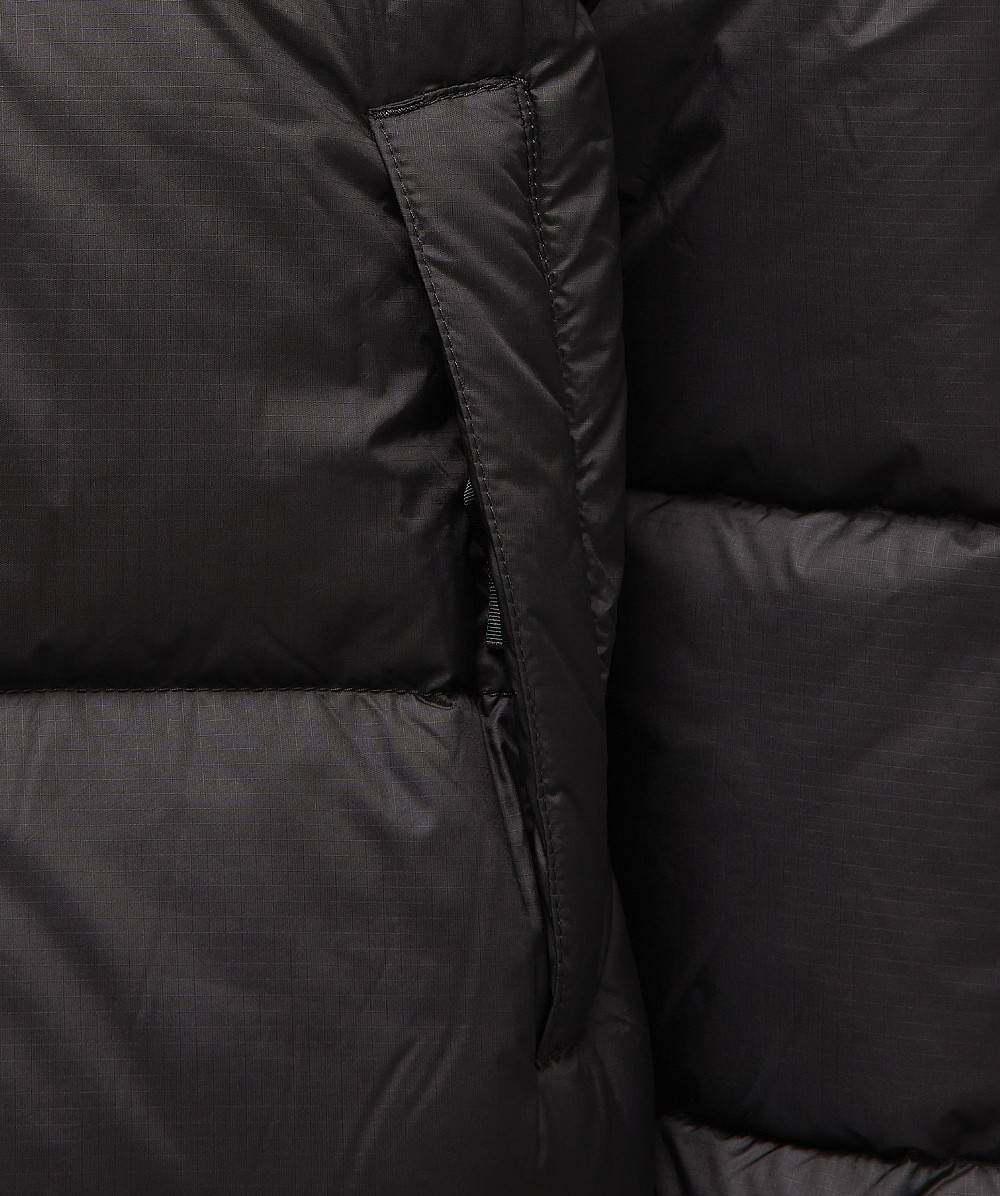 The North Face 1966 Retro Nuptse Jacket Black Texture Closeup