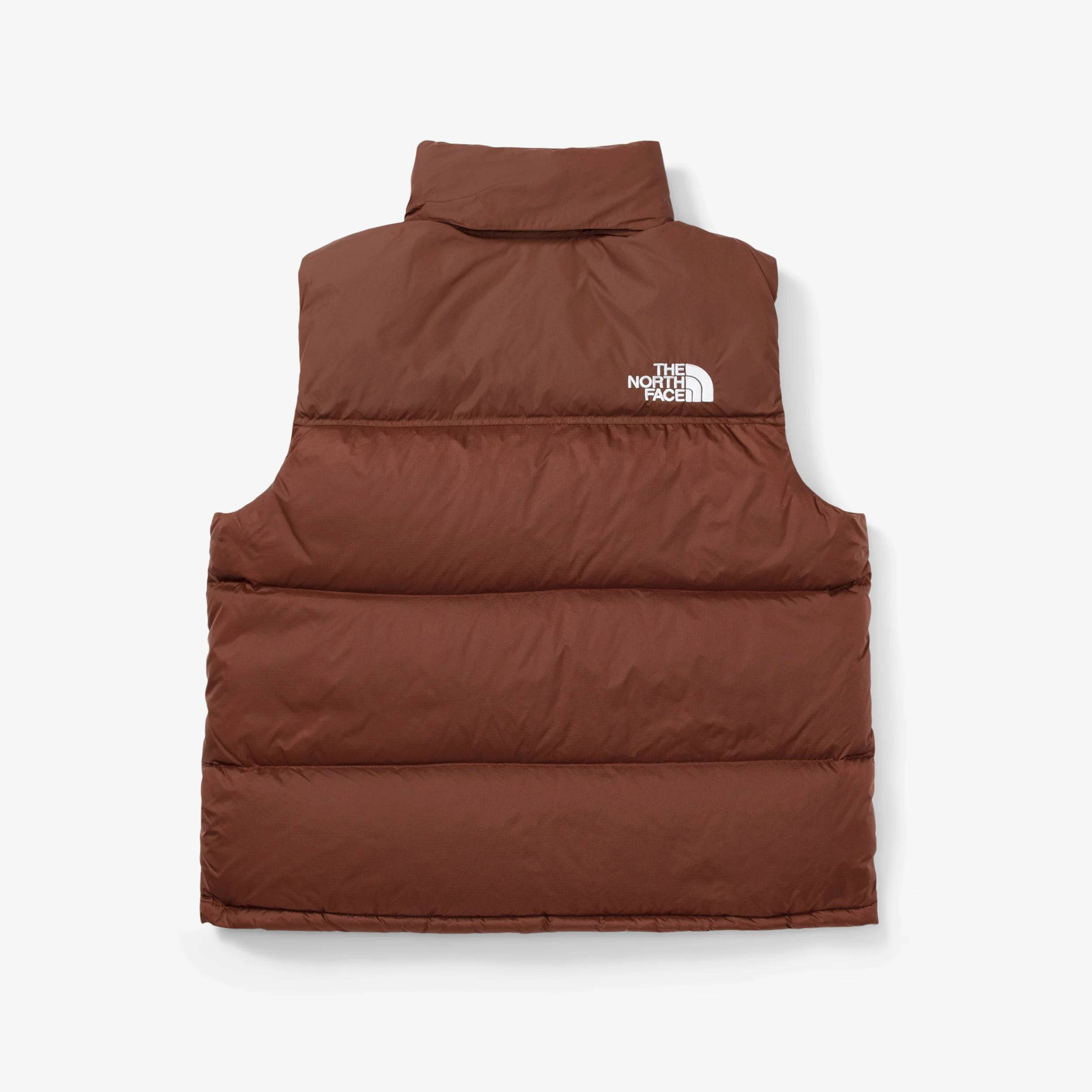 north face gilet beige