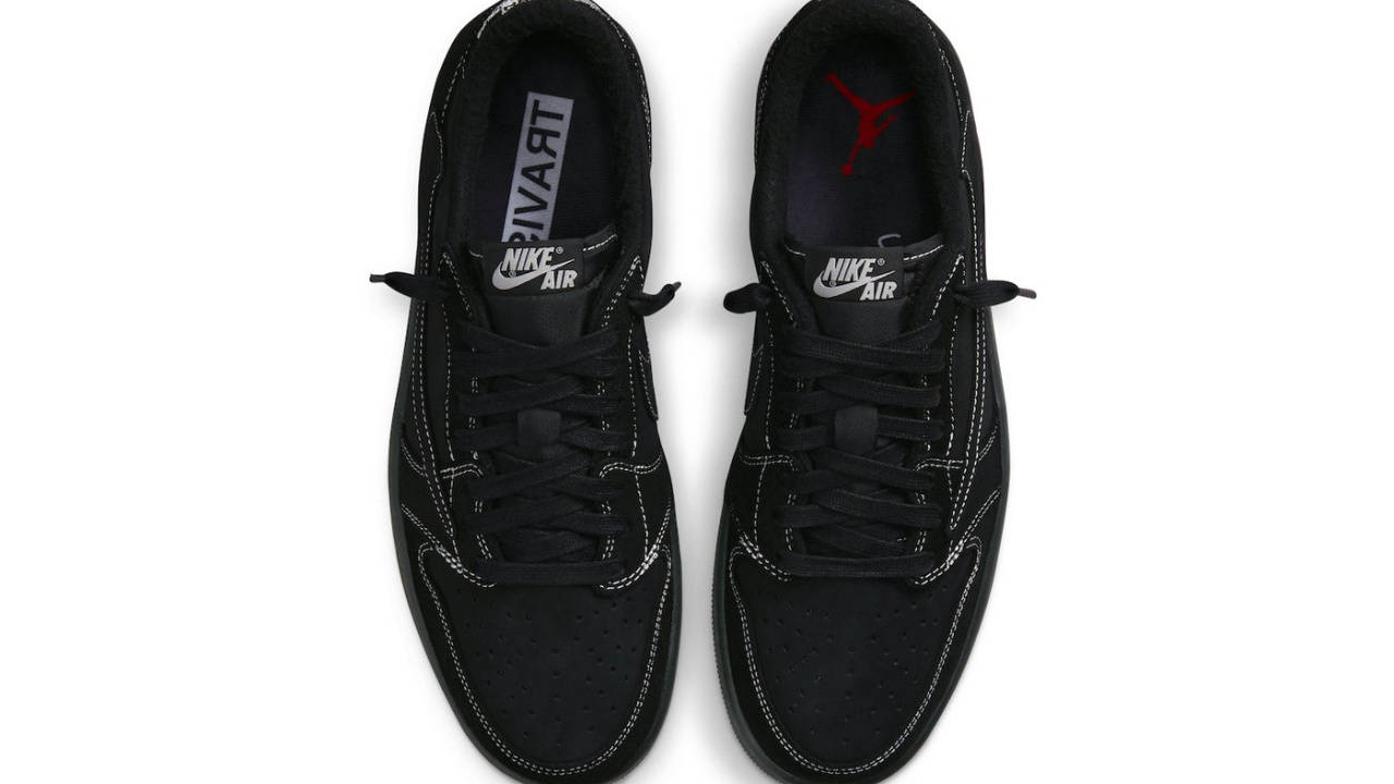 Travis Scott x AJ1 Low Black Phantom 3