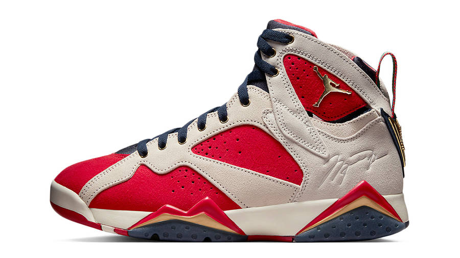 Trophy Room x Air Jordan 7 Red Beige 