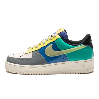 Undefeated x Nike Air Force 1 Low Multi Patent Teal Grey | Where 