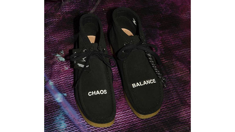 UNDERCOVER x Clarks Originals Wallabee Black Front