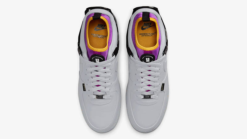 UNDERCOVER x Nike Air Force 1 Low Grey Fog Black DQ7558-001 Top