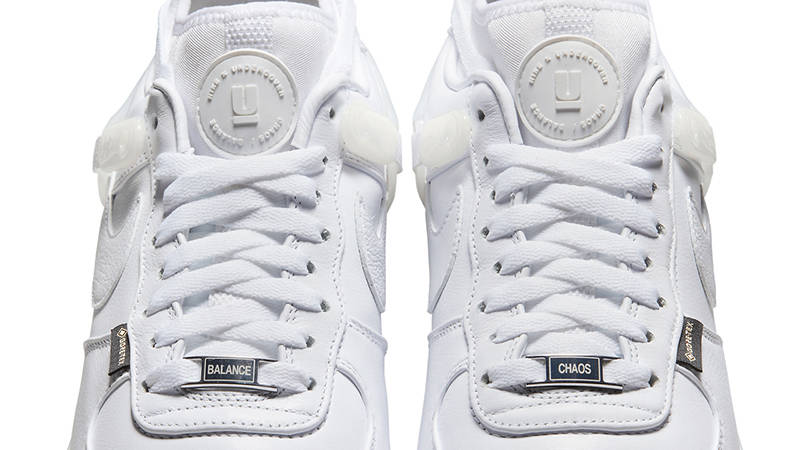 UNDERCOVER x Nike Air Force 1 Low White DQ7558-101 Detail