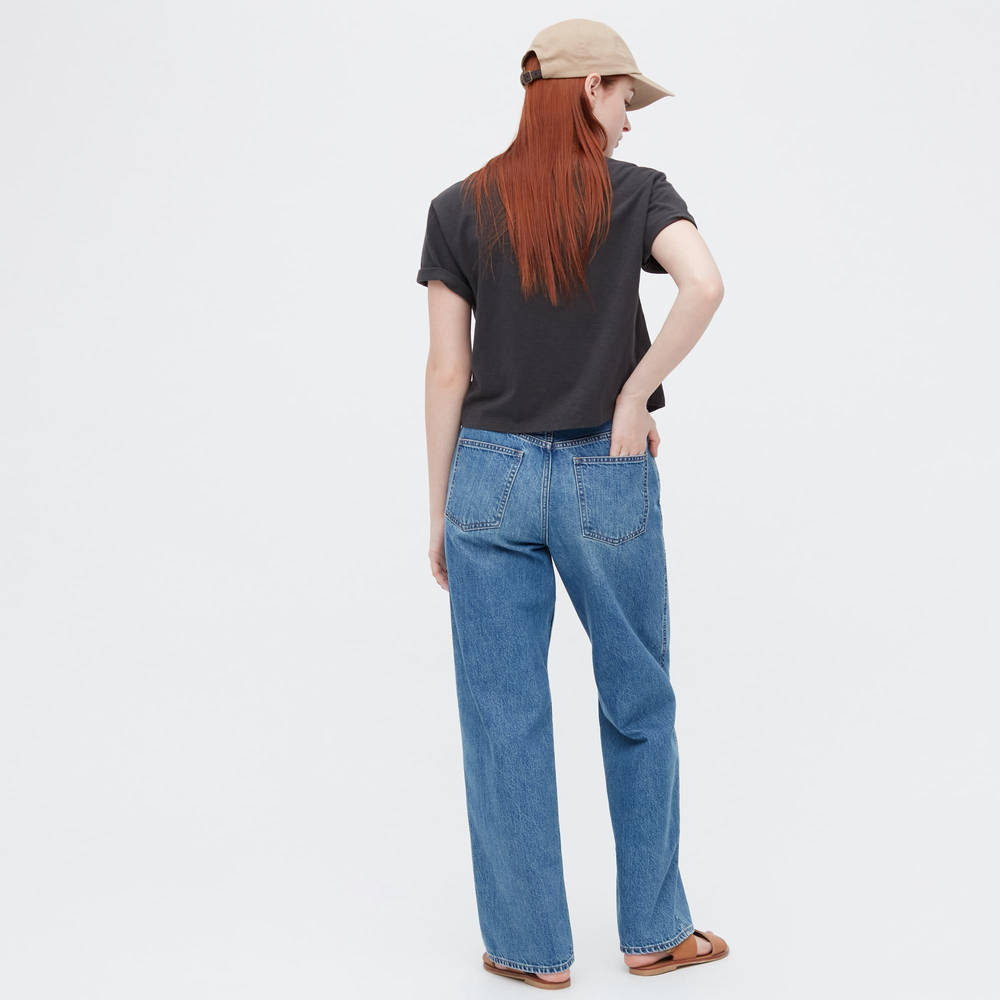 Uniqlo Baggy Jeans Blue The Sole Supplier
