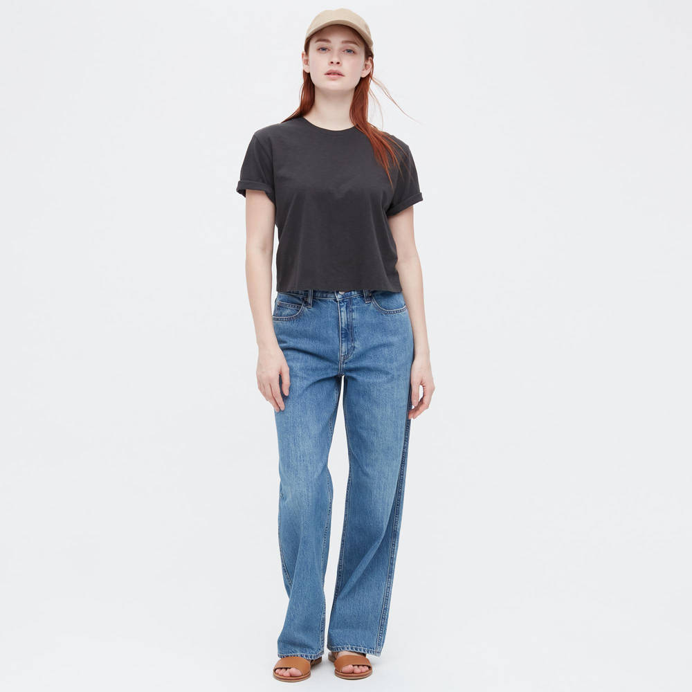 Uniqlo Baggy Jeans - Blue | The Sole Supplier