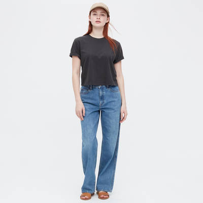 Uniqlo Baggy Jeans - Blue | The Sole Supplier