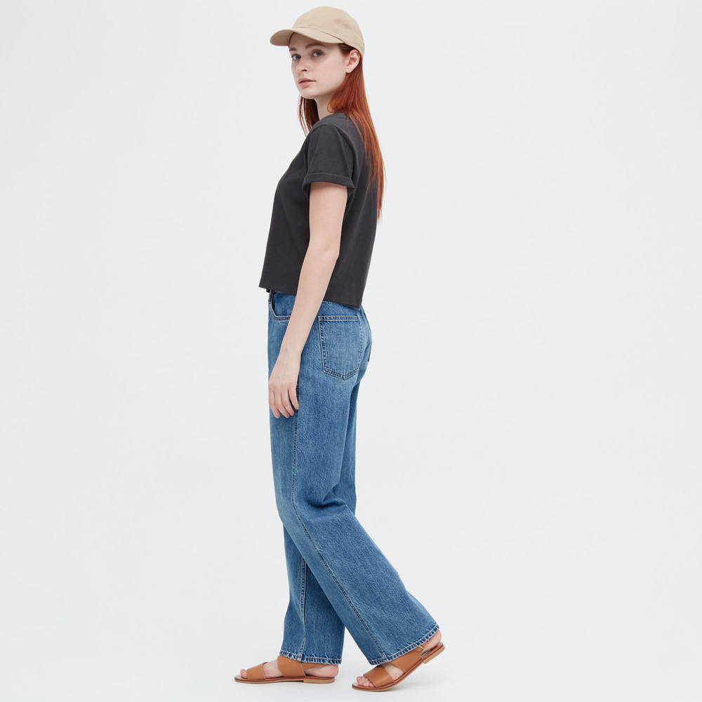 Uniqlo Baggy Jeans - Blue | The Sole Supplier