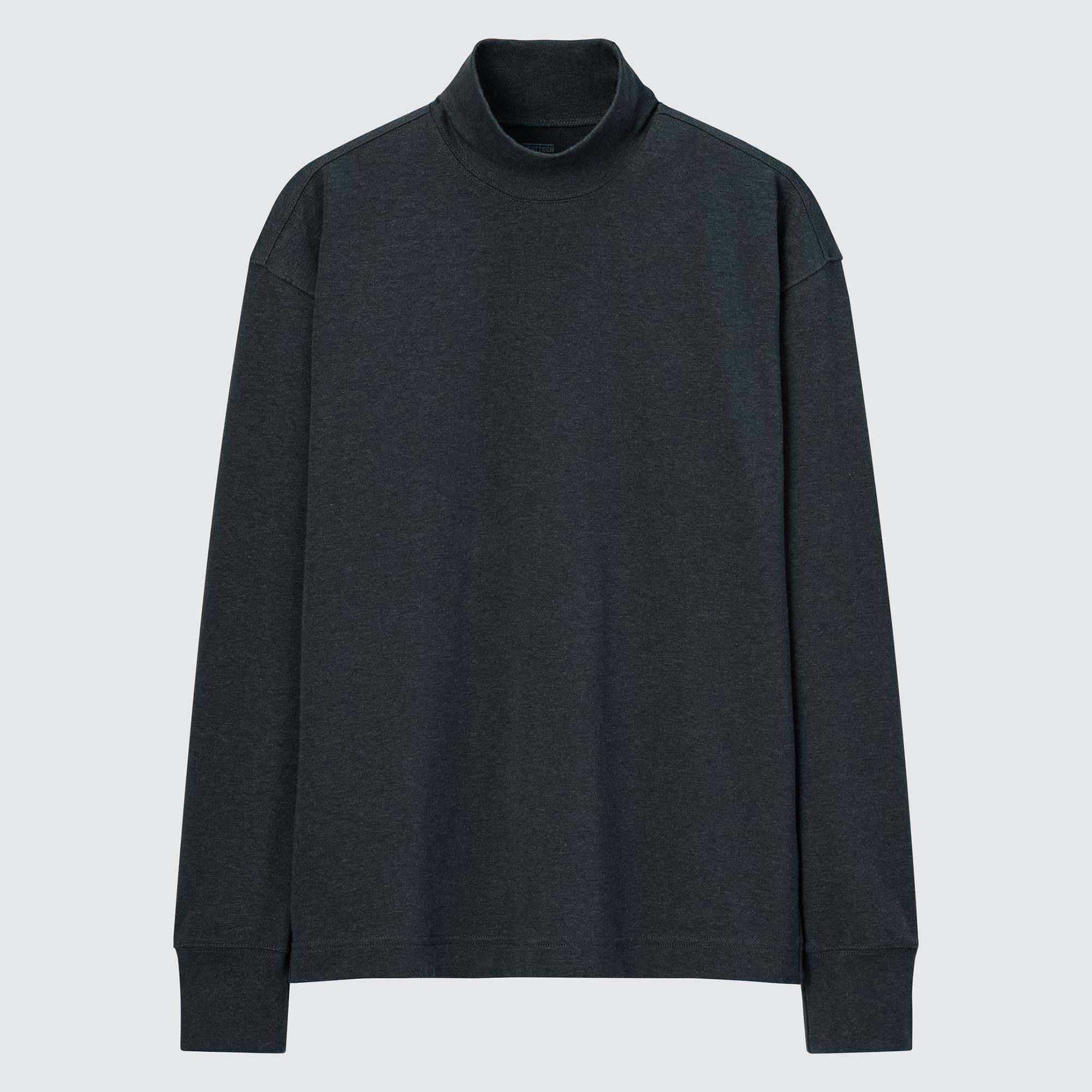 UNIQLO U HEATTECH Extra Warm Cotton Turtleneck Long Sleeved Thermal Top, Where To Buy, 452620-COL01