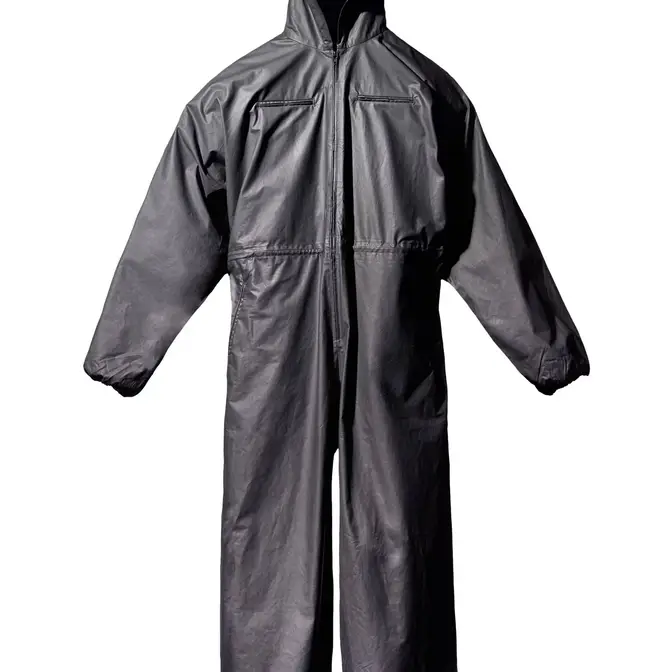 Yeezy Gap Engineered By Balenciaga Coated Cotton Hooded Jumpsuit