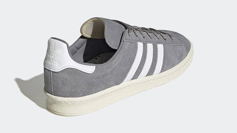adidas Campus 80s Grey White FZ6154 Back