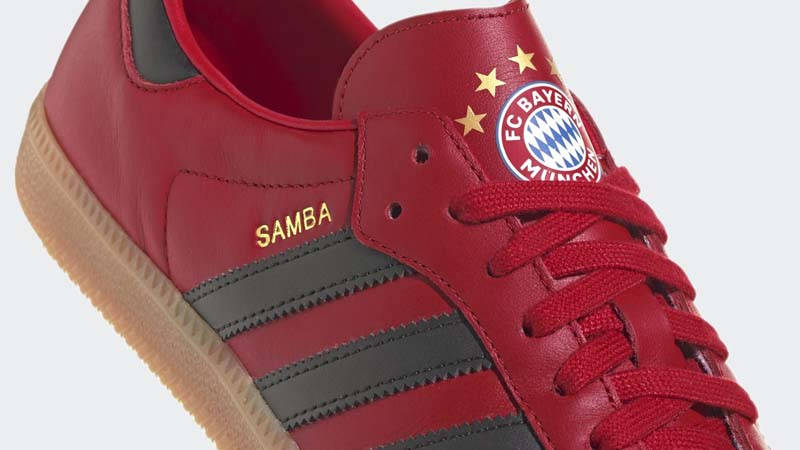 adidas Samba Bayern München Closeup