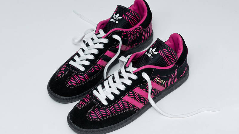 adidas gazelle silver green womens adidas Samba Indoor Shoes, White/Black/Red / 7 main image 1