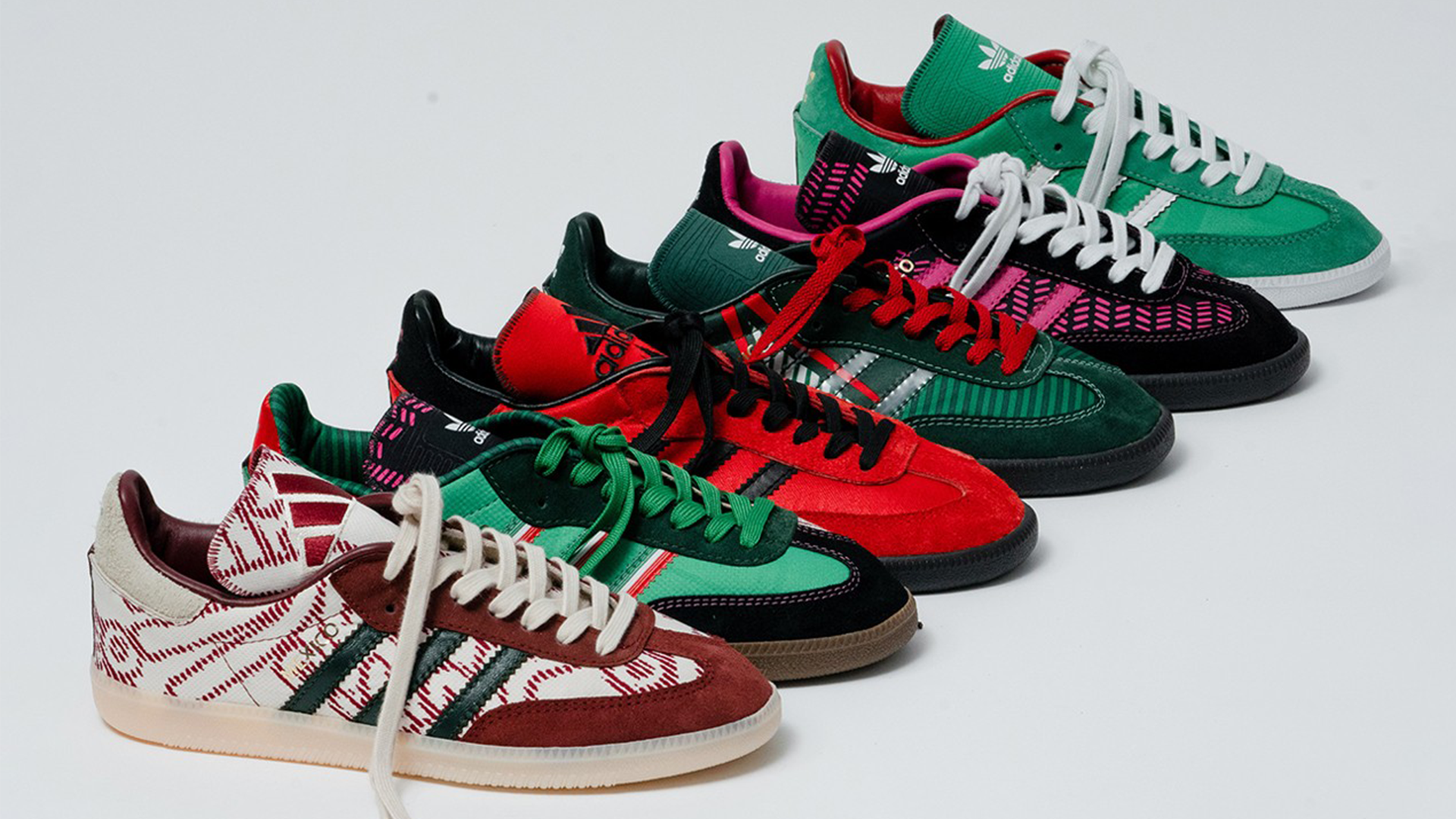 These Ultra-Limited Sambas are Inspired By Mexican Football Jerseys