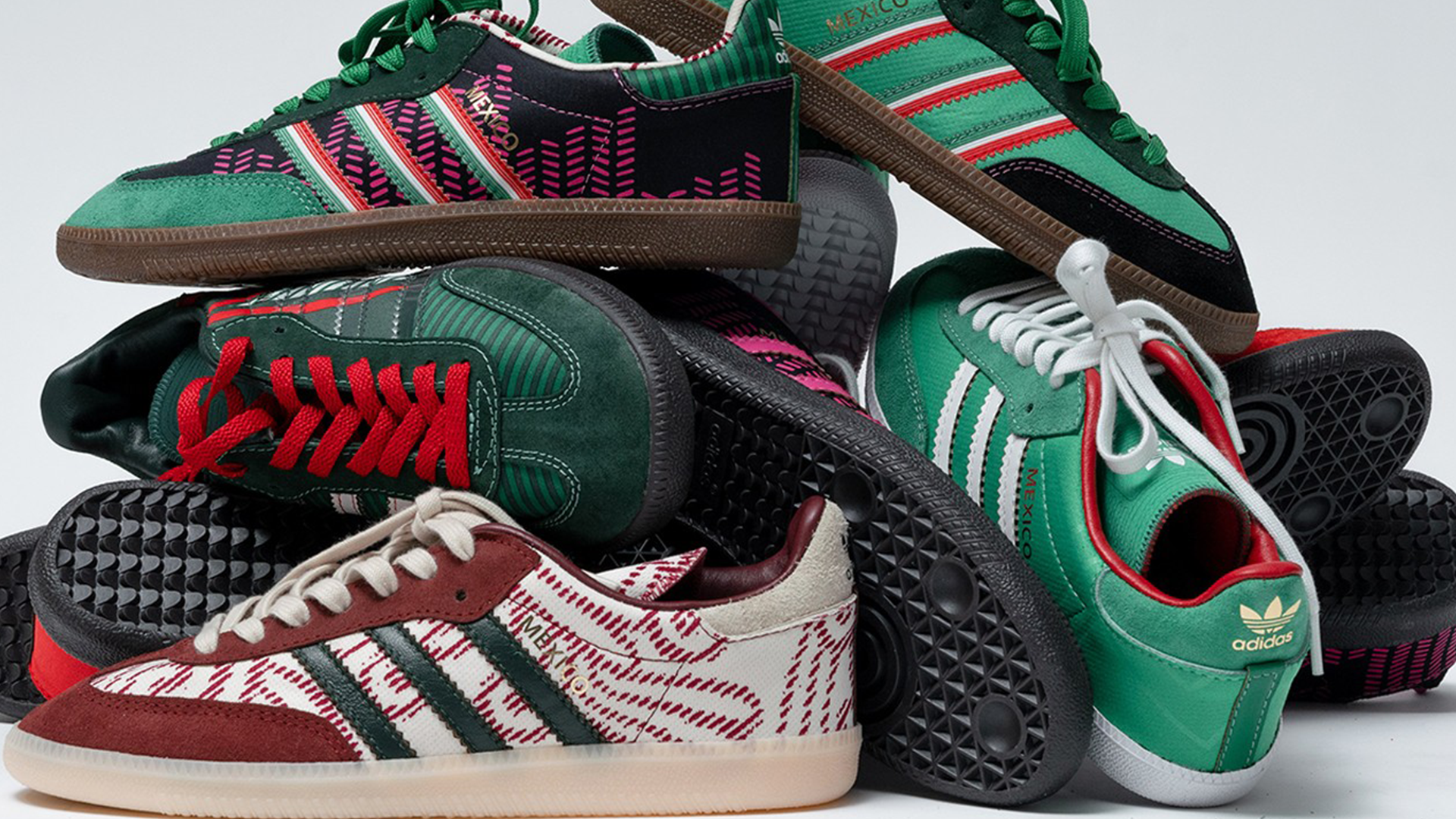 These Ultra-Limited Sambas are Inspired By Mexican Football Jerseys