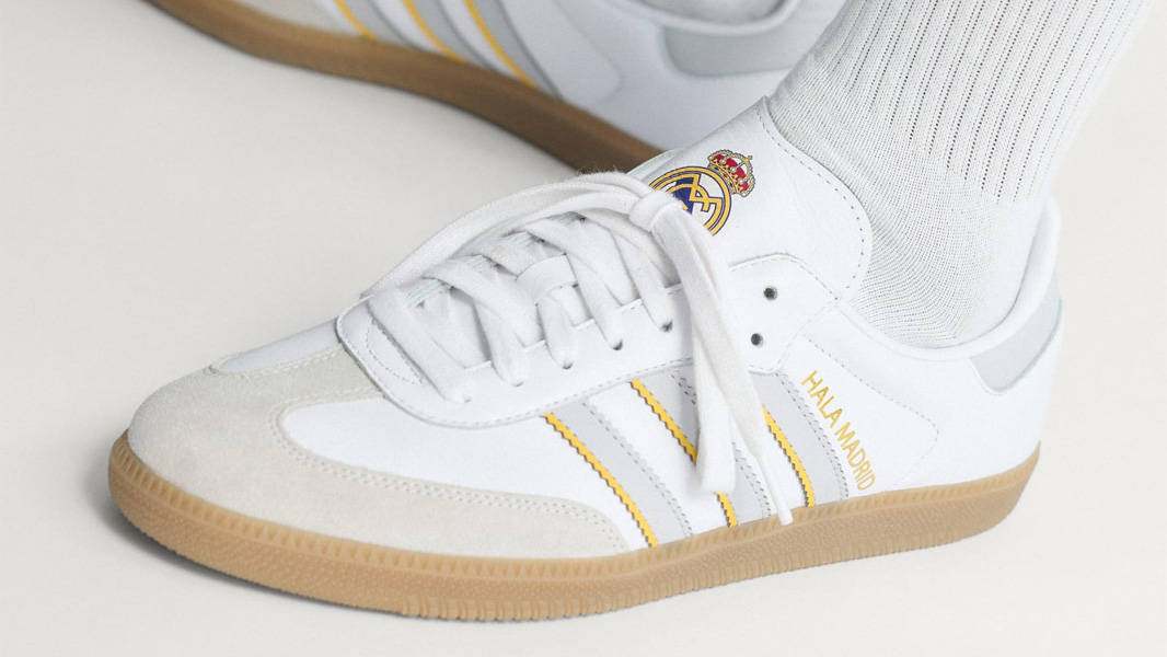 adidas Samba Real Madrid On Foot
