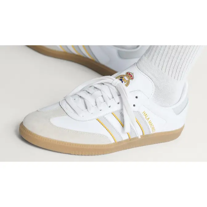 adidas Samba Real Madrid On Foot