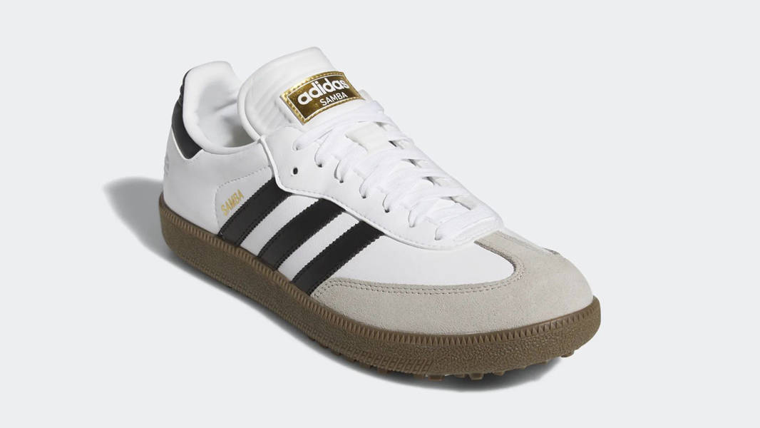 adidas Samba Spikeless LE Golf White Black Front