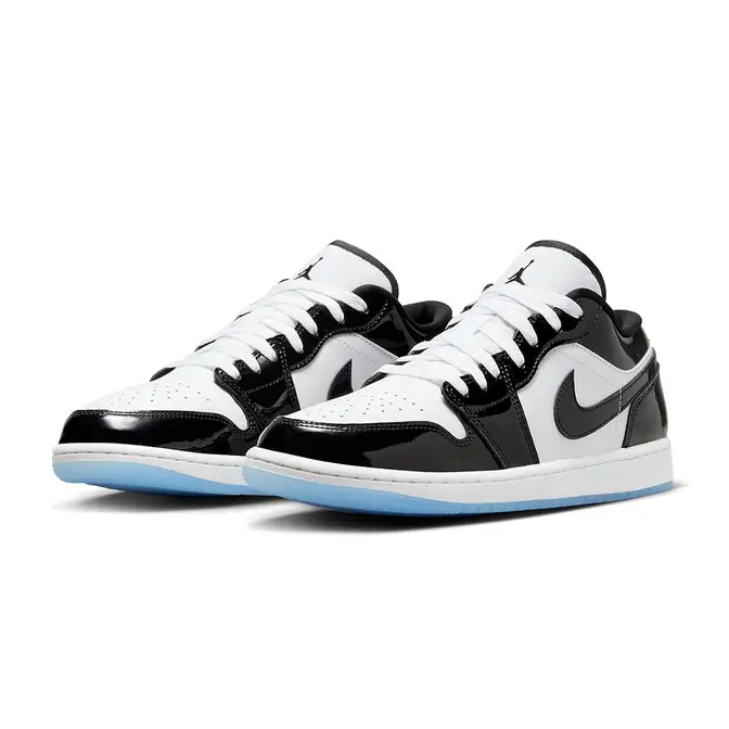 Black and white concord hot sale jordans