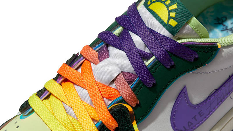 Air Jordan 1 Low Doernbecher Green Detail 2