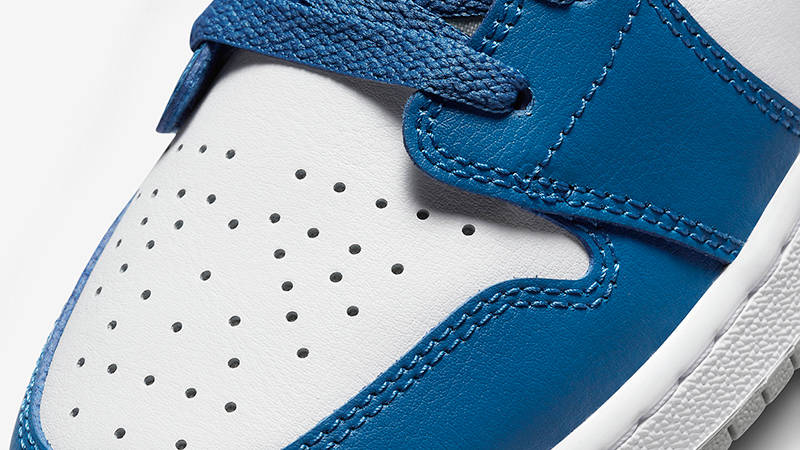Air Jordan 1 Low GS French Blue 553560-412 Detail