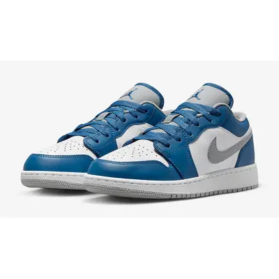 Air Jordan 1 Low GS French Blue 553560-412 Side