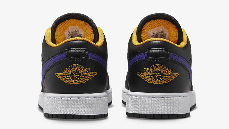 Air Jordan 1 Low GS Lakers Back