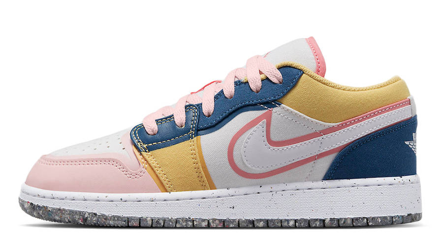 Air Jordan 1 Low GS Multi Canvas Where To Buy DV1323100 The Sole