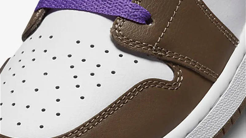Air Jordan 1 Low Purple Mocha 553558-215 Detail