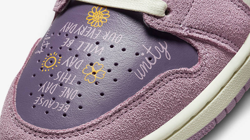 Air Jordan 1 Low Unity Purple DR8057-500 Detail