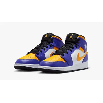 jordan 1 lakers mid